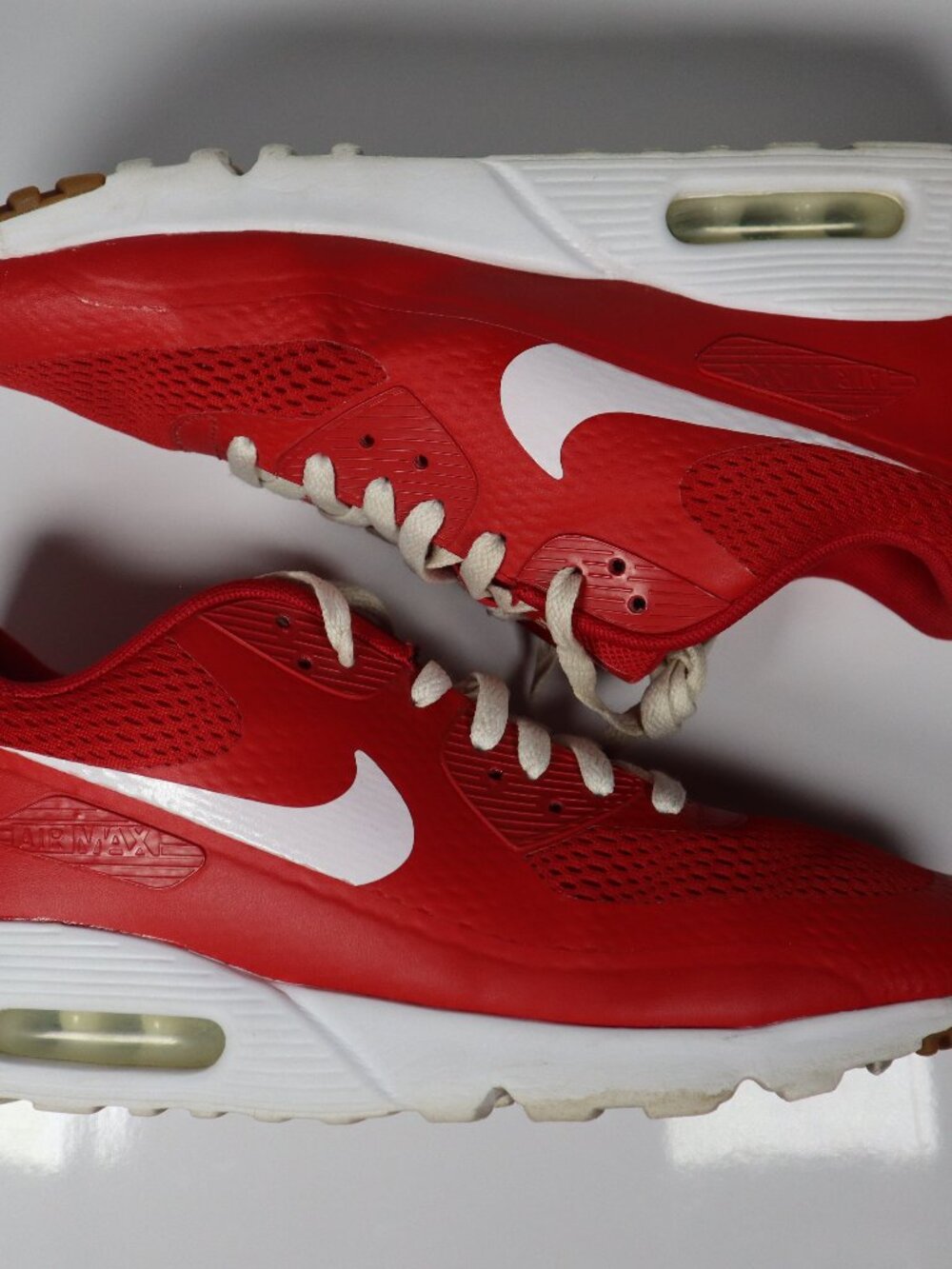 Nike Air Max 90 Sneakers – Red/White – Men's Size 8.5